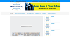 Desktop Screenshot of cnp-benin.org